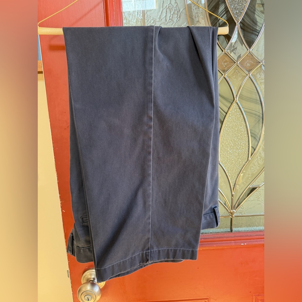 L.L. Bean Black Natural Fit Cotton Pants